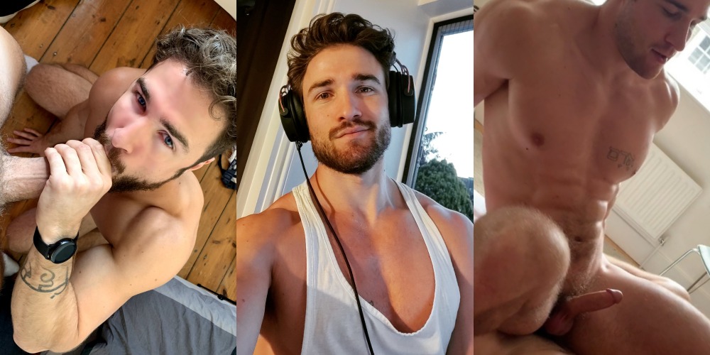 Hot British Hunk Aidan Ward And Gay Porn Star Gabriel Cross Take Turns