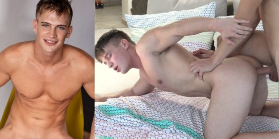 Carlos Effort Hot Belami Stud To Make His Gay Porn Debut Bottoming Bareback For Kirk Gauguin