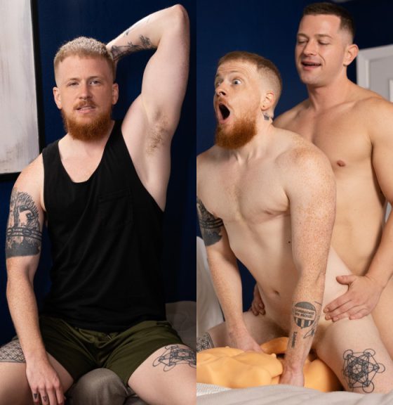 FTM Porn Star Stevie Trixx Makes His Men Debut Getting Fucked Raw