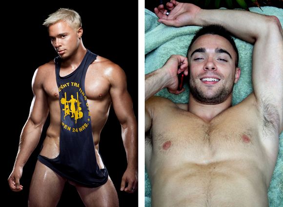 muscular gay porn star Nelson Troy
