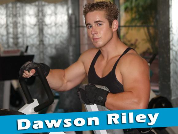 muscular Dawson Riley workout