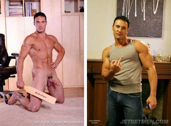 muscular gay porn star Jason Adonis