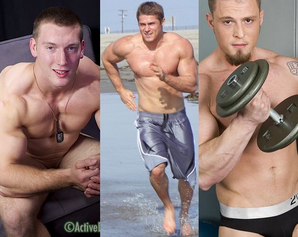 muscle bodybuilder gay porn star Maxx Alexander and Brock Traynor