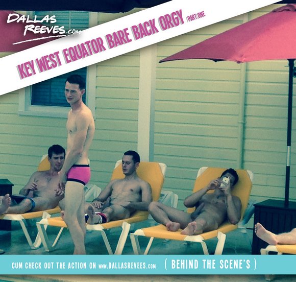 Dallas Reeves Equator Resort Bareback Orgy BTS 2