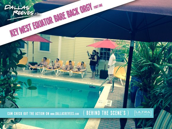 Dallas Reeves Equator Resort Bareback Orgy BTS 3
