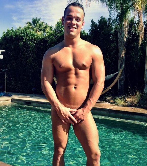 Luke Adams Gay Porn Star Naked Trunks8 Palm Springs