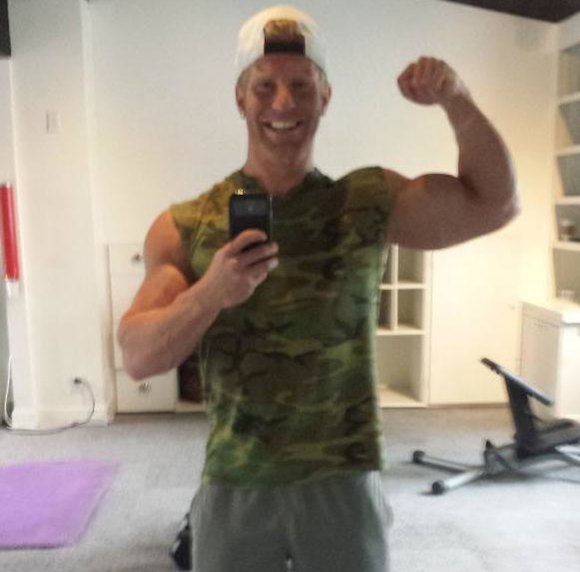 Johnny V Gym Selfie
