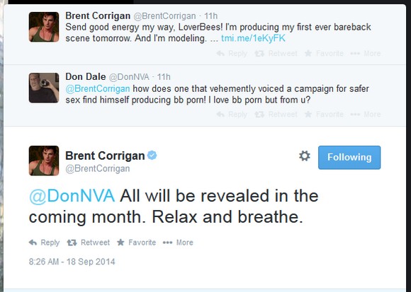 Brent Corrigan Bareback