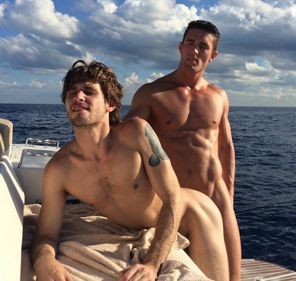 Ryan Rose Fucks Duncan Black Outdoor Boat Gay Sex