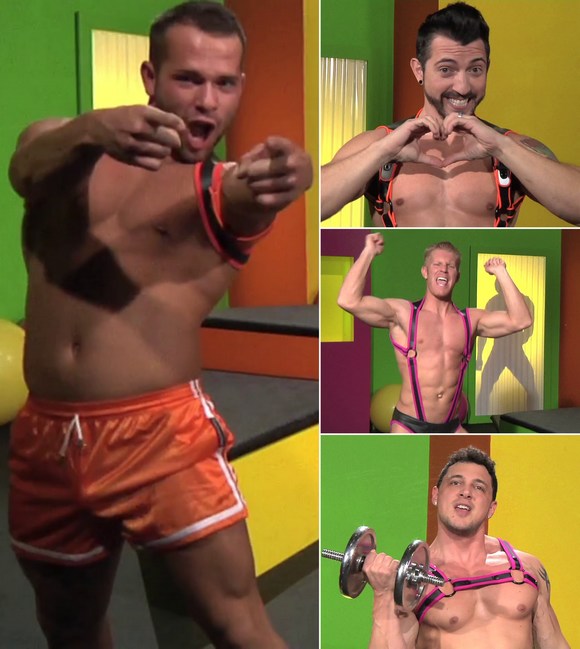 Gay Porn Stars Shake It Off Luke Adams JohnnyV Jimmy Durano JoeyD