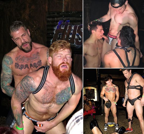 HustlaBall Las Vegas 2015 Gay Porn Sex Show