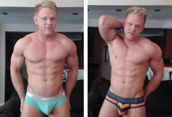 Kayden Hollis Muscle Model Webcam Naked 3