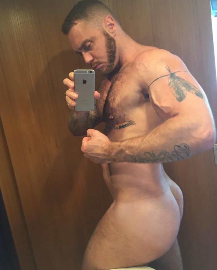 Dominique Hansson Big Bottom Naked Selfie Gay Porn Star