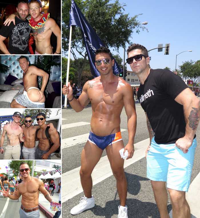 Gay Porn Stars LA Pride 2015