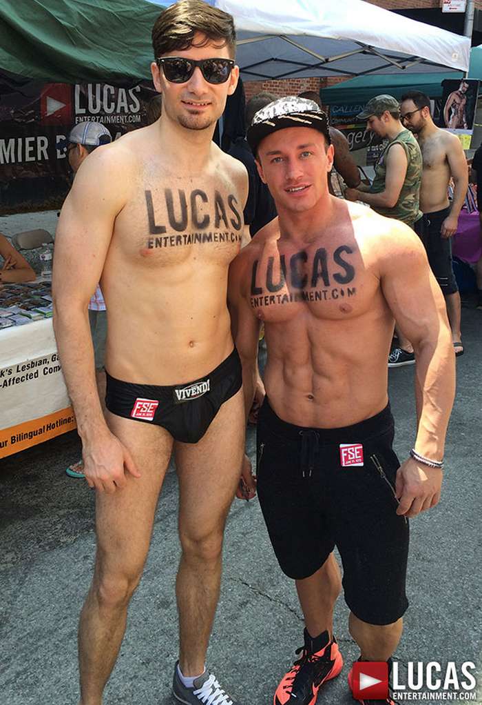 Lucas Entertainment Muscle Gay Porn Star Folsom East 2015 NYC