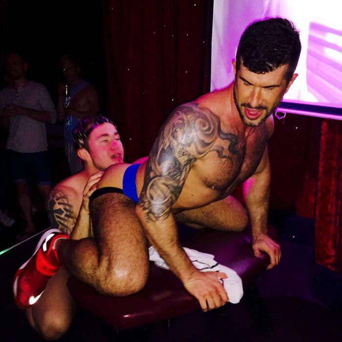 BLOW Gay Porn Star Party Live Sex Show Fire Island 2015a
