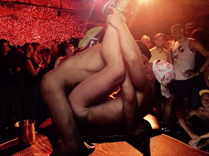 BLOW Gay Porn Star Party Live Sex Show Fire Island 2015d