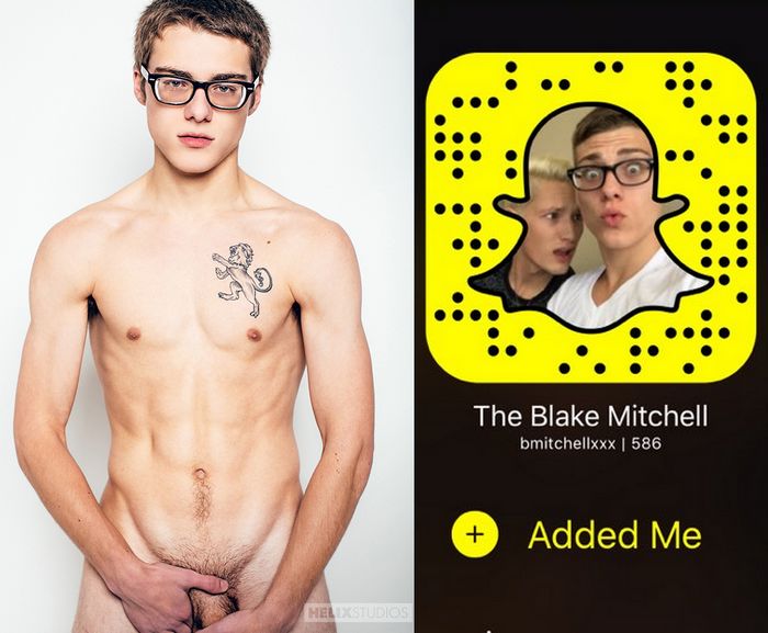 Blake Mitchell Gay Porn Star HelixStudios Snapchat Snapcode