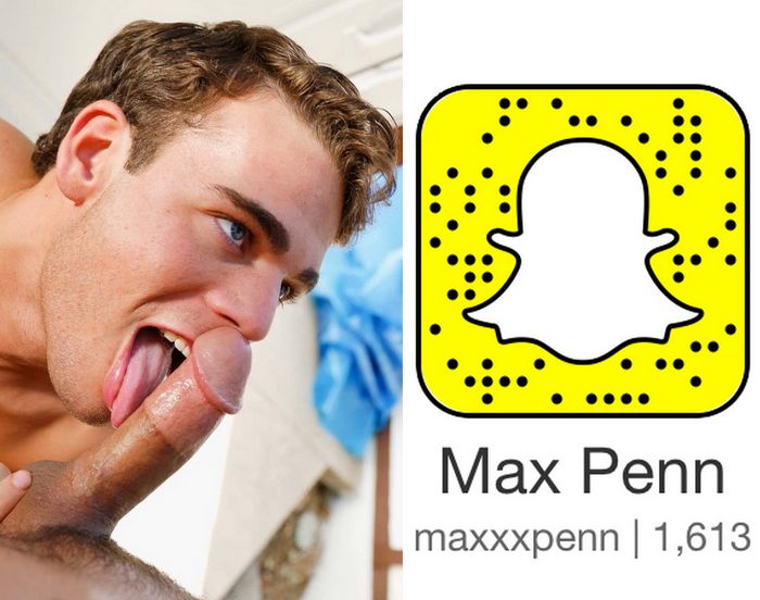 Max Penn Gay Porn Star Snapchat Snapcode
