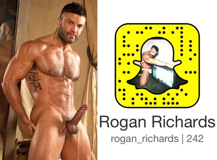 Roga Richards Gay Porn Star Snapchat Snapcode