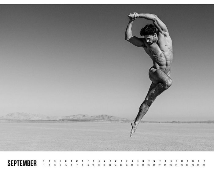 Willie Gomez 2016 Nude Calendar Sept
