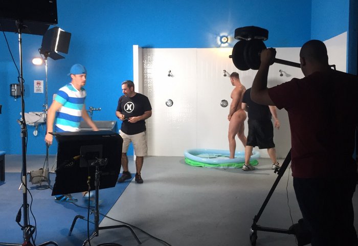 Bruno Bernal Austin Wolf Gay Porn Star Towel Off 7