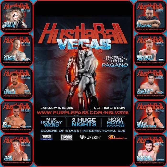 HustlaBall Las Vegas 2016 Gay Porn Stars Lineup