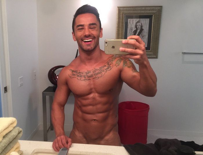 Bruno Bernal Gay Porn Star Naked Selfie 1
