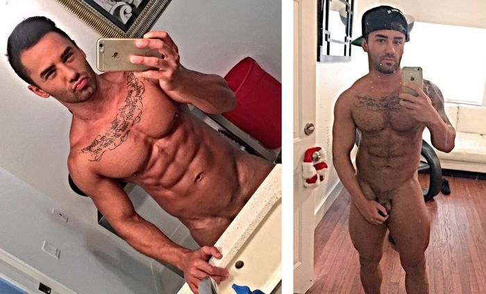 Bruno Bernal Gay Porn Star Naked Selfie 2