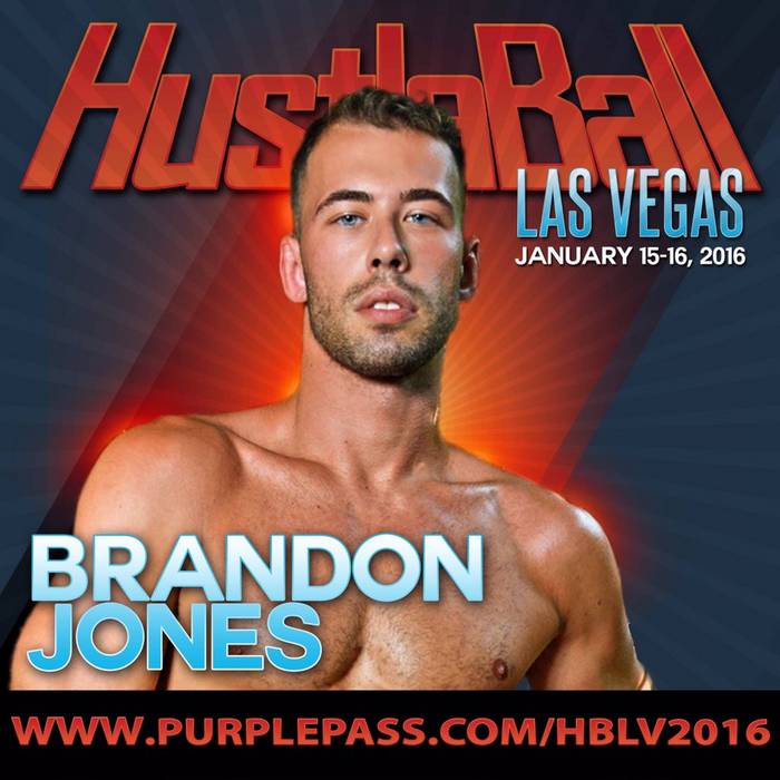 HustlaBall Las Vegas 2016 Gay Porn Star Brandon Jones