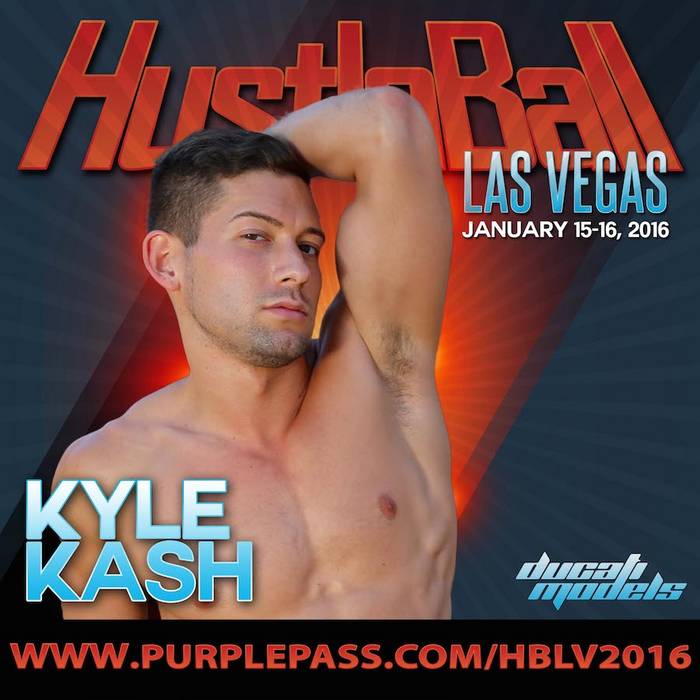 HustlaBall Las Vegas 2016 Gay Porn Star Kyle Kash