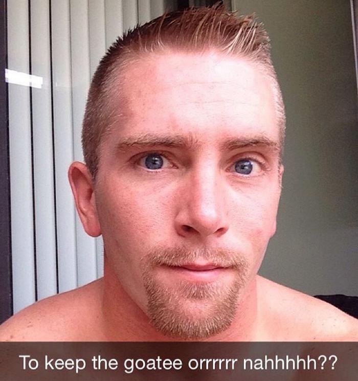 Scott Riley Gay Porn Star Goatee Blue Eyes Snapchat 1