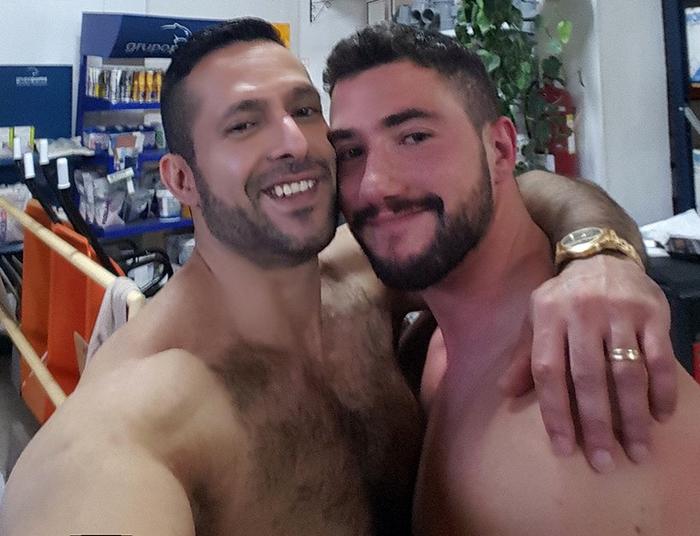 Adam Champ Marco Rubi Gay Porn Star Selfie