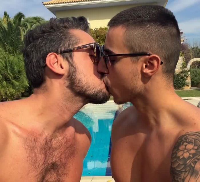 Gay Porn Star Chapstick Challenge Massimo Piano Klein Kerr Kiss