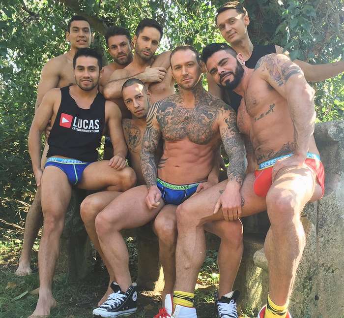 Gay Porn Stars LucasEntertainment Greece 2016