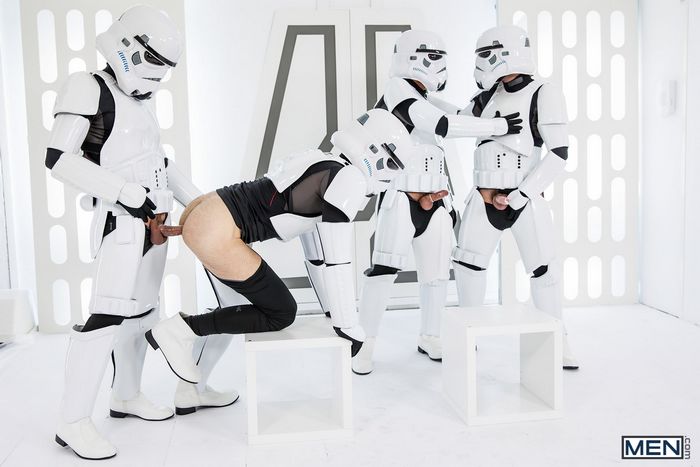 Luke Skywalker Stormtroopers GangBang Gay Porn Star Wars XXX Parody 1