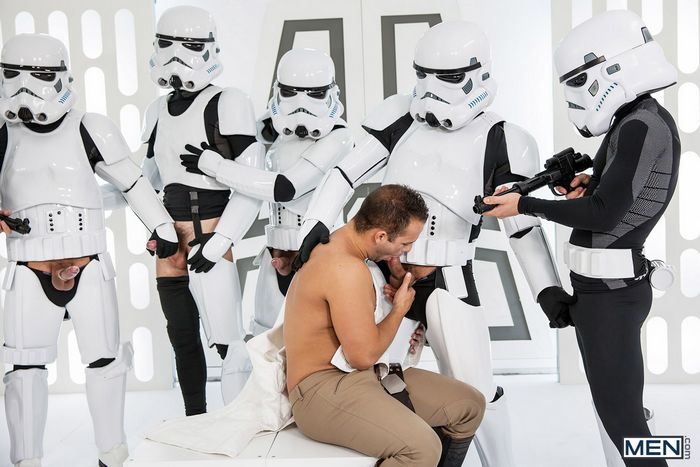 Luke Skywalker Stormtroopers GangBang Gay Porn Star Wars XXX Parody 3