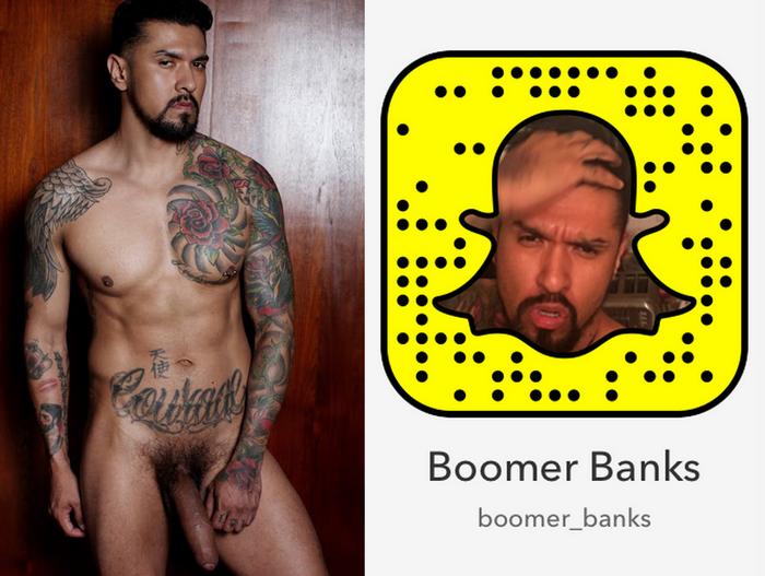 Boomer Banks Gay Porn Star Snapchat Snapcode