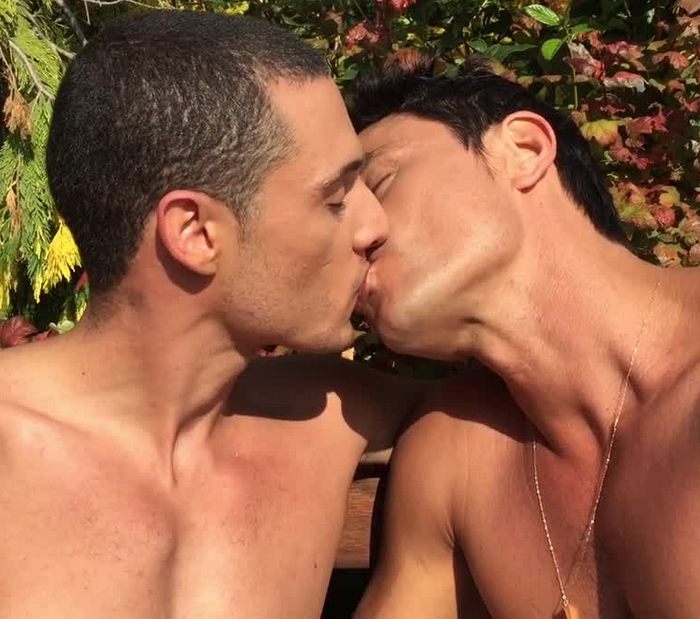 Rafael Carreras Javi Velaro Gay Porn Star Chapstick Challenge Kissing