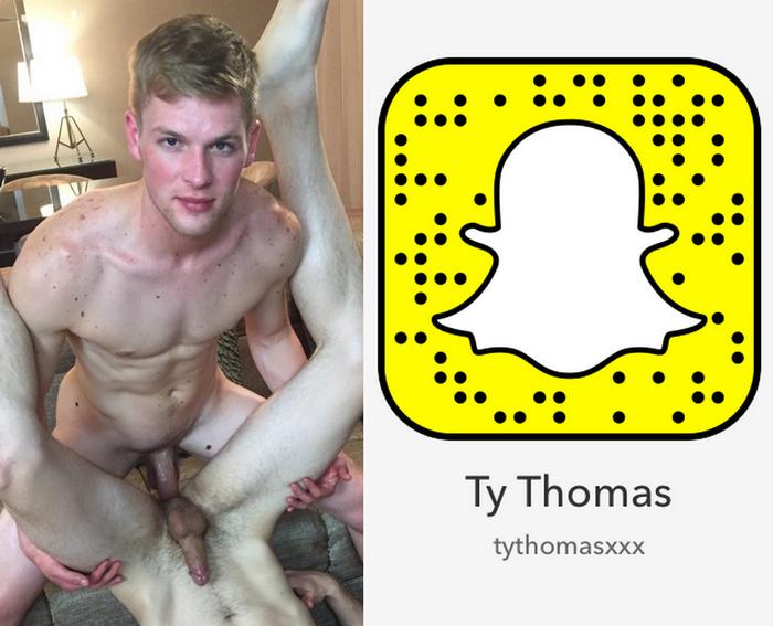 Ty Thomas Gay Porn Star Snapchat Snapcode