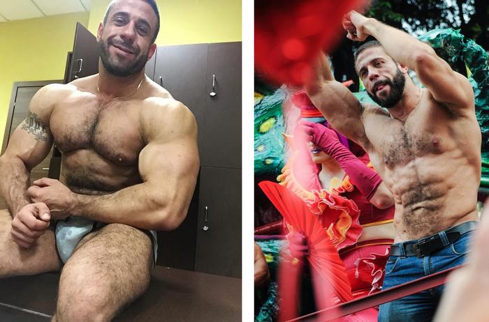 Carlo Masi Gay Porn Star Colt Man Muscle Bodybuilder Flex 4