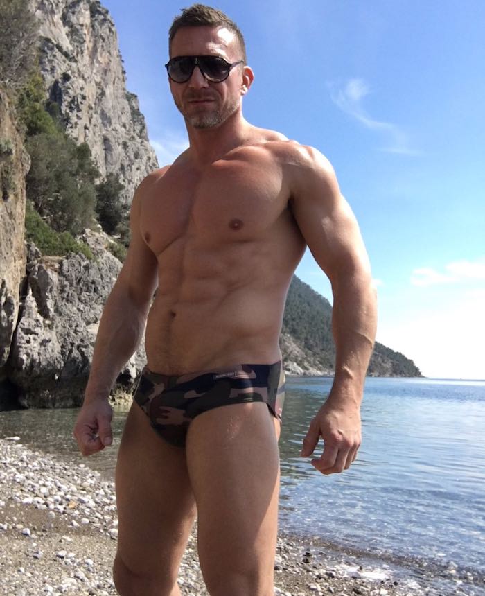 Tomas Brand Gay Porn Star beach 1