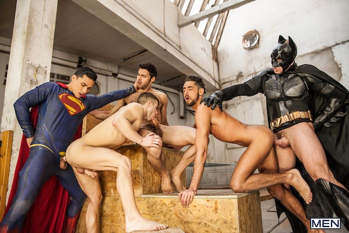 Batman V Superman Gay Porn Parody XXX Orgy 7