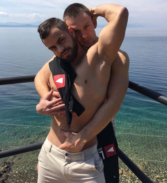 Gay Porn Stars LucasEnt Greece BTS 17