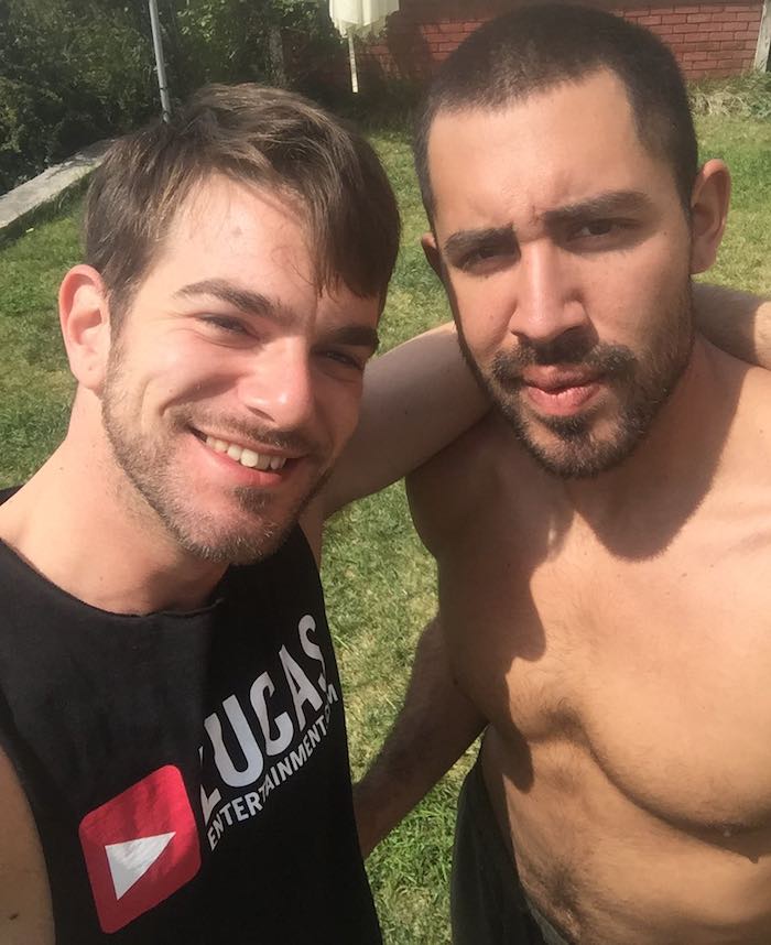 Gay Porn Stars LucasEnt Greece BTS 4