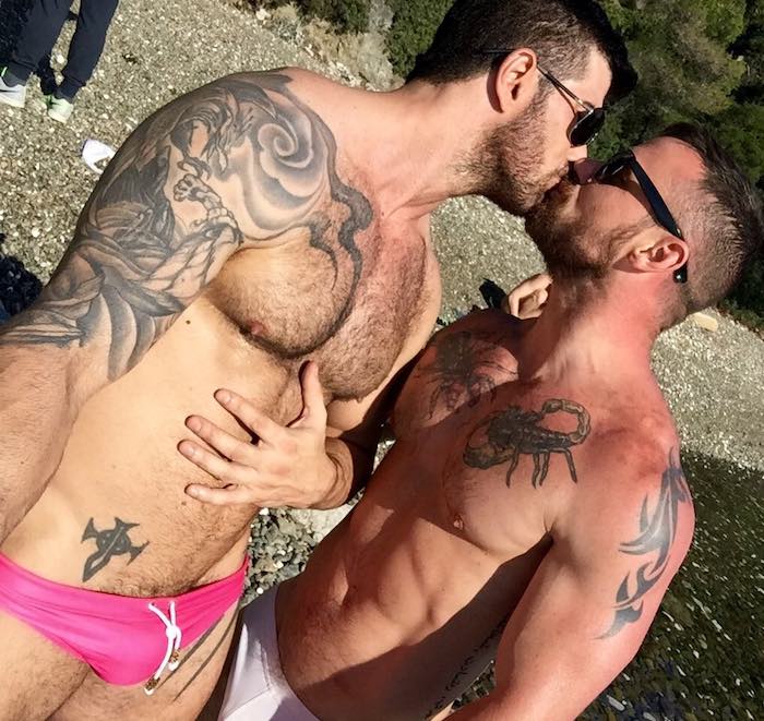 Gay Porn Stars LucasEnt Greece BTS 8