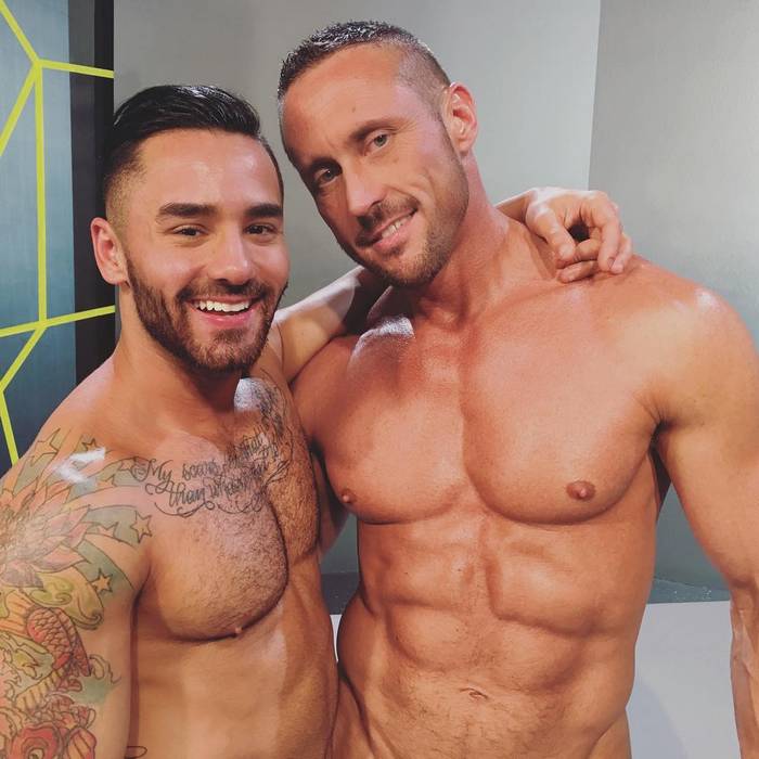 Bruno Bernal Myles Landon Gay Porn Star Muscle Hunk Naked 1