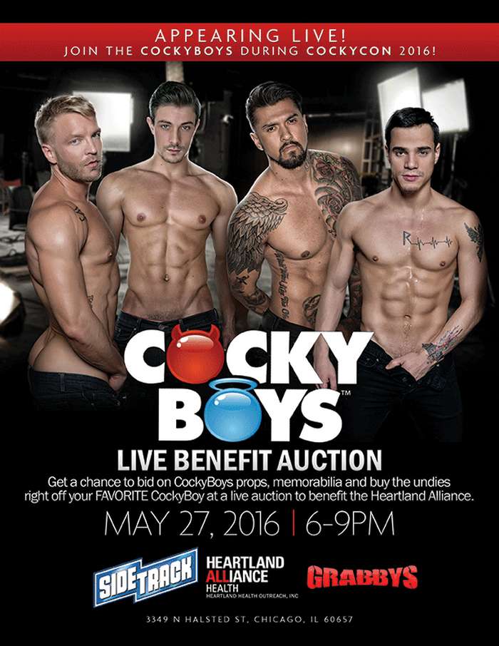 CockyBoys Live Underwear Auction Movie Release Party for One Erection