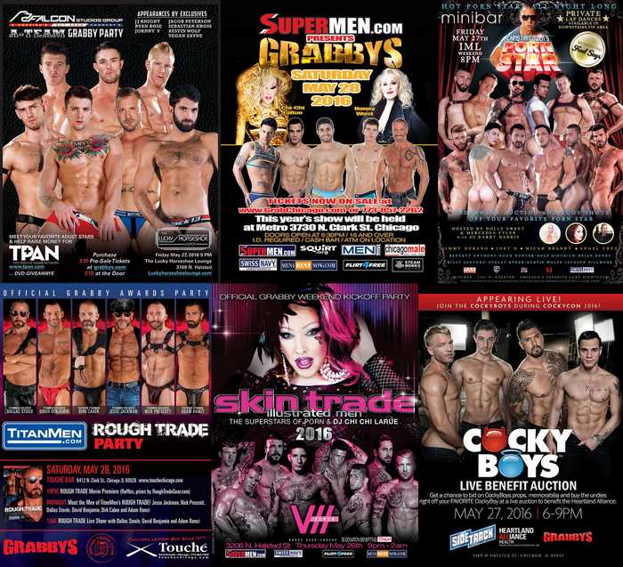 Grabby Weekend 2016 Gay Porn Party Live Show