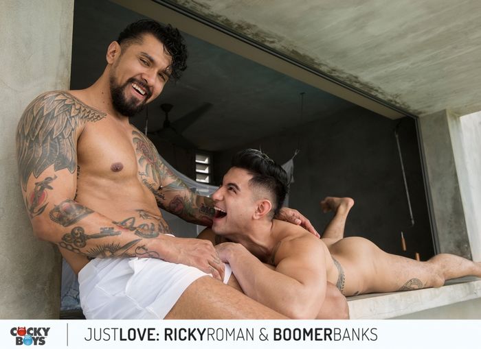 Boomer Banks Gay Porn Ricky Roman CockyBoys Just Love 1